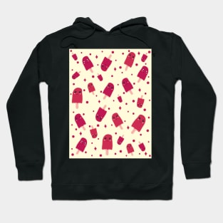 Raspberry sorbet Kawaii Sweet Raspberry Sorbet Time pattern Hoodie